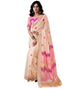Vasthrlay Womens Printed Unstitched Dark Green Saree
