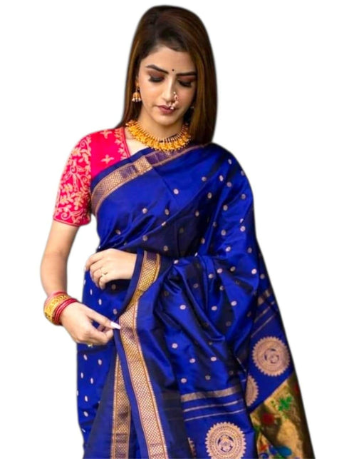 Vasthrlay Banarasi Traditional Unstitched Saree