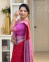 Vasthrlay Magenta Traditional Saree