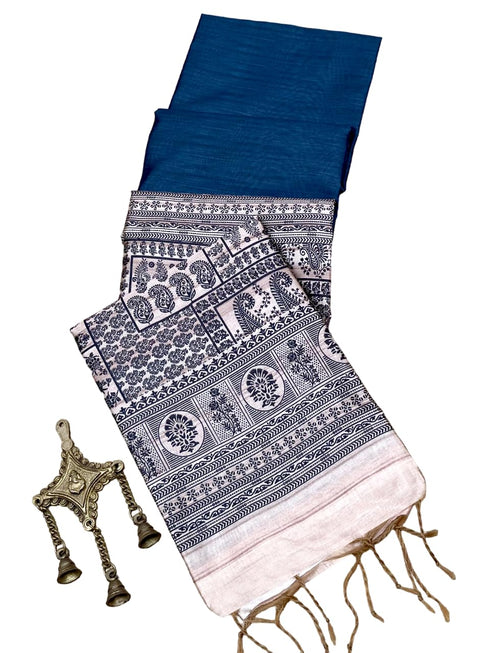 Vasthrlay Tussar Traditional Kalamkari