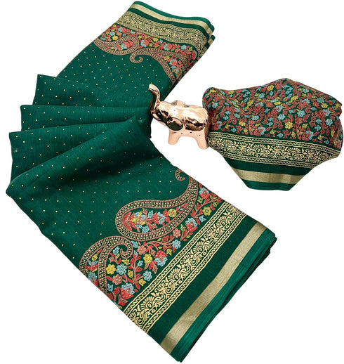 Vasthrlay Kashmiri Print Saree