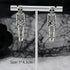 Halloween Earrings Skeleton Skull Dangle BOO Ghost Witch Tassel Terror Knife Earrings