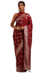 Vasthrlay Black Viscose Floral