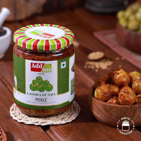 Add me Rajasthani lasoda gunda pickle 500gm