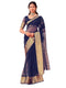 Vasthrlay Organza Jacquard Unstitched Light Green Saree