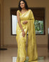Vasthrlay Kanjivaram Banarasi Wedding Orange Saree