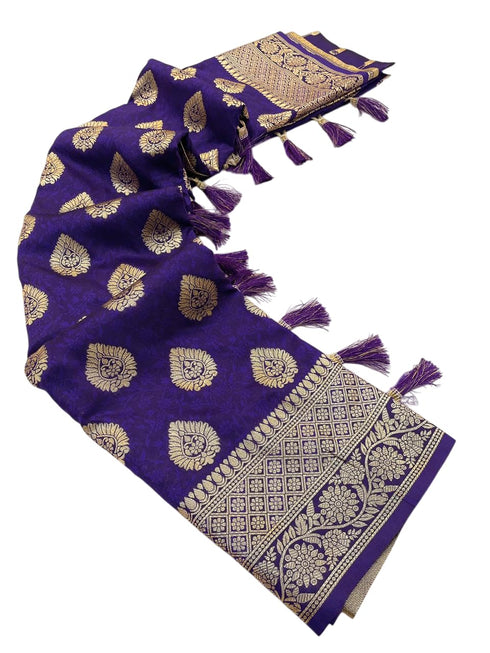 Vasthrlay Kanjivaram Banarasi Lavendar