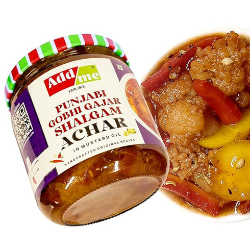 Add Me Gobhi gajar Shalgam Pickle 600g