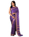 Vasthrlay Womens Printed Unstitched Brown Saree