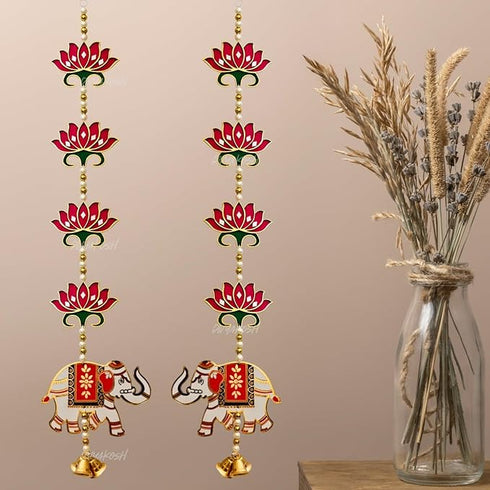 Divyakosh Door Hangings for Home Decoration red