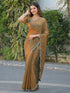 Vasthrlay Weaving Printed Mauve Saree