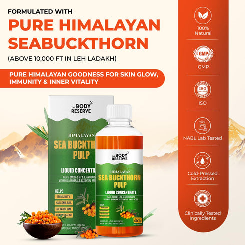 The Body Reserve Himalayan Sea Buckthorn Juice 500ml