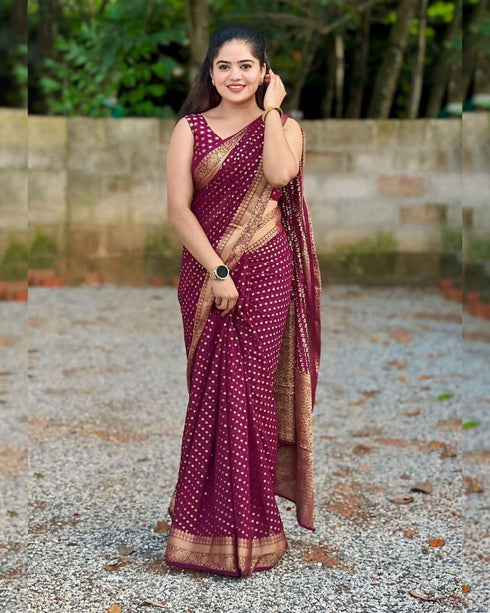 Vasthrlay Banarasi Traditional Saree