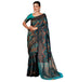 Vasthrlay Banarasi Kanjeevaram Sky Blue Saree With Unstitched Blouse Piece