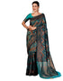 Vasthrlay Banarasi Kanjeevaram Sky Blue Saree With Unstitched Blouse Piece