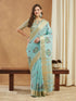 Vasthrlay Multi Embroidered Unstitched Saree