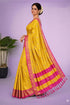 Vasthrlay Traditional Matching Unstitched Orangeblack