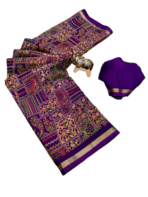 Vasthrlay Kalamkari Darkblue