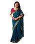 Vasthrlay Weaving Printed Unstitched Maroon Saree