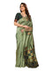 VasthrlayKanjivaram Banarasi Unstitched Mustard Free Ethnic Wear