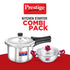Prestige Popular Gas And Induction Compatible Pressure Cooker 3 L Platina