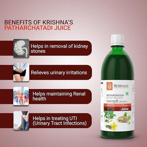 Krishna'S Herbal & Ayurveda Patharchatadi (Stone Cracker) Juice