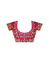 Vasthrlay Georgette Embroidery Unstitched Red Saree