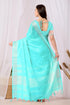 Vasthrlay Unstitched Double Line Orange Free Ethnic Wear