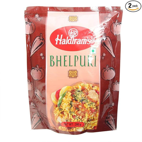 DANVIN Haldirams Namkeen - Bhelpuri Del Pack of 2
