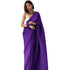 Vasthrlay Georgette CRUSH Purple Purple