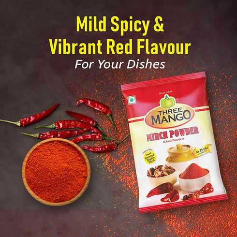 Three Mango Mirch (Chilly) Powder 200gm