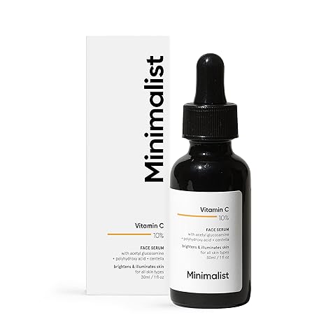 Minimalist Dull Skin Dark Spots & Uneven Tone Treatment 10% Vitamin C Face Serum
