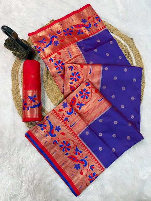 Vasthrlay Paithani Kanjivaram Beautiful