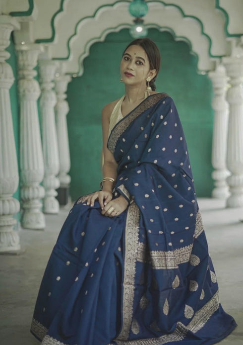 Vasthrlay Cotton Unstitched Saree