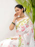 Vasthrlay Printed White1 White Saree