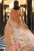 Vasthrlay Off White Banarasi Saree
