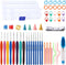 52 Piece Crochet Hook Set, 16 Sizes 0.6mm-8mm (L), Ergonomic Soft Plastic Handle