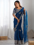 Vasthrlay Embroidered Black Saree