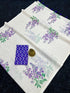 Vasthrlay Off White Breathable Texture Whitepurple