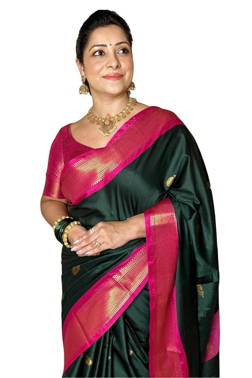 Vasthrlay Kanjivaram Lichi Blouse Ethnic Wear