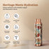 Copper Leak-Proof Meenakari Bottles | 950 ml