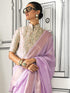 Vasthrlay Unstitched Multicolor Comfortable Friendly Saree