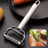 Go Store 2 In 1 Stainless Steel Julienne Vegetable Peeler Multi