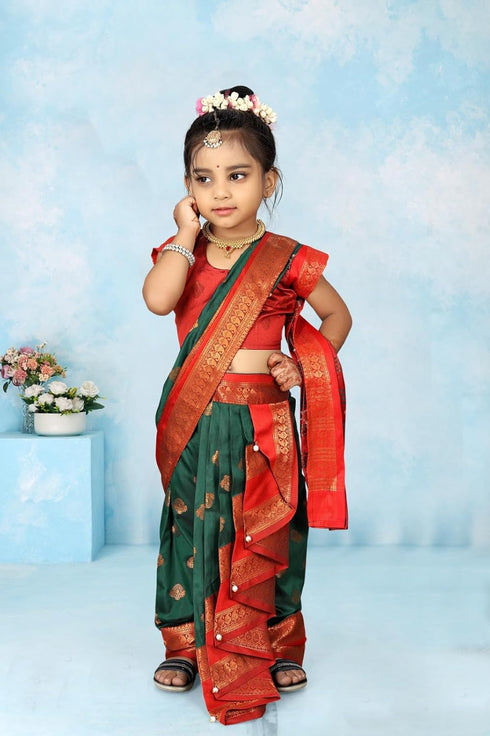 Vasthrlay Paithani Maharashtrian Contrast Traditional