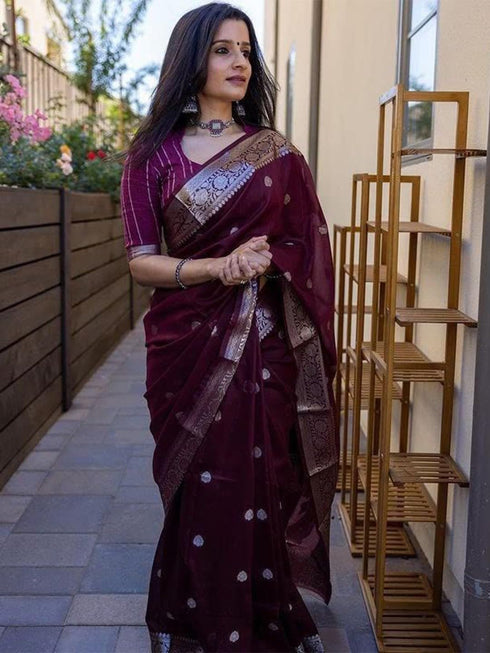 Vsathrlay Banarasi Kanchipuram Saree