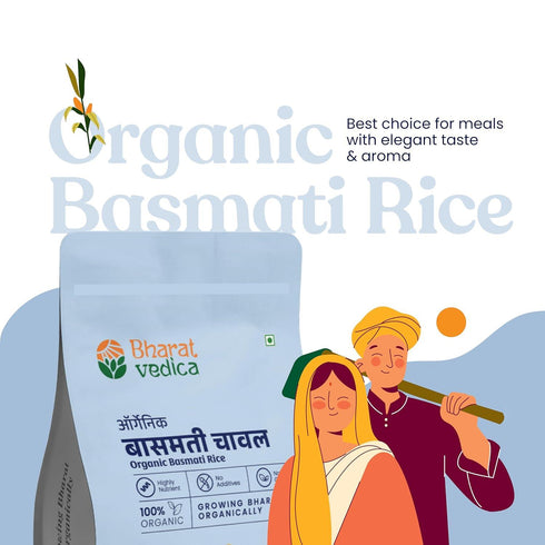 Bharat Vedica Organic Basmati Rice Organic Basmati Chawal