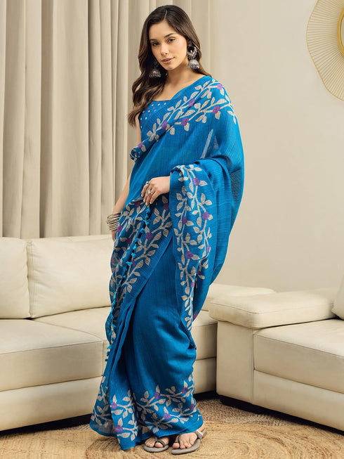 Vasthrlay Cotton Printed Unstitched Ethnic Wear