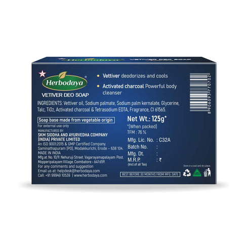 Herbodaya Vetiver Deo Soap for Men