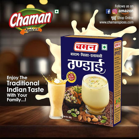 Chaman Thandai Powder with Badam Pista Elaichi 500G