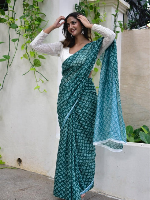Vasthrlay Printed Lightweight Breathable Festive
